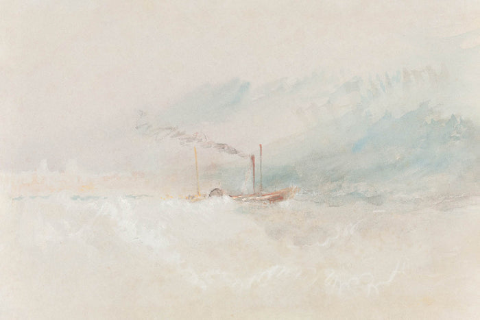 A Packet Boat off Dover by Turner, 1836