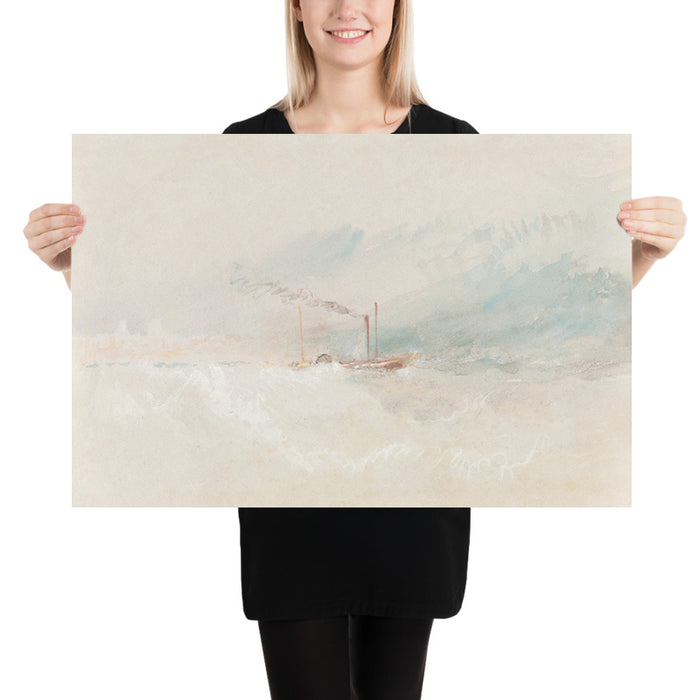 A Packet Boat off Dover by Turner, 1836