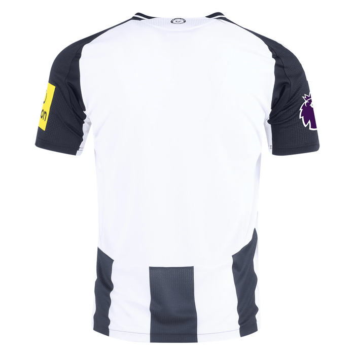 Adidas Newcastle United Authentic Home Jersey w/ EPL Patch 24/25 (Black/White) | SoccerWearhouse