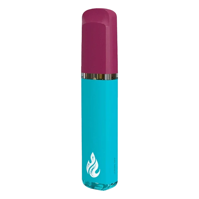 Front view of the AIO P.O.G. Slammer Disposable Vape, showcasing its sleek, cylindrical shape against a plain white background.