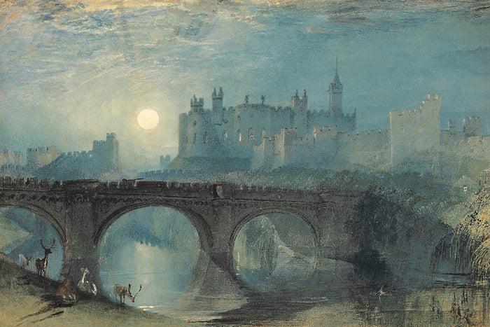 Alnwick Castle by Turner, 1829