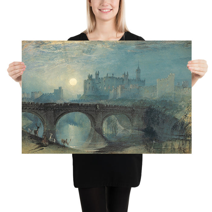 Alnwick Castle by Turner, 1829