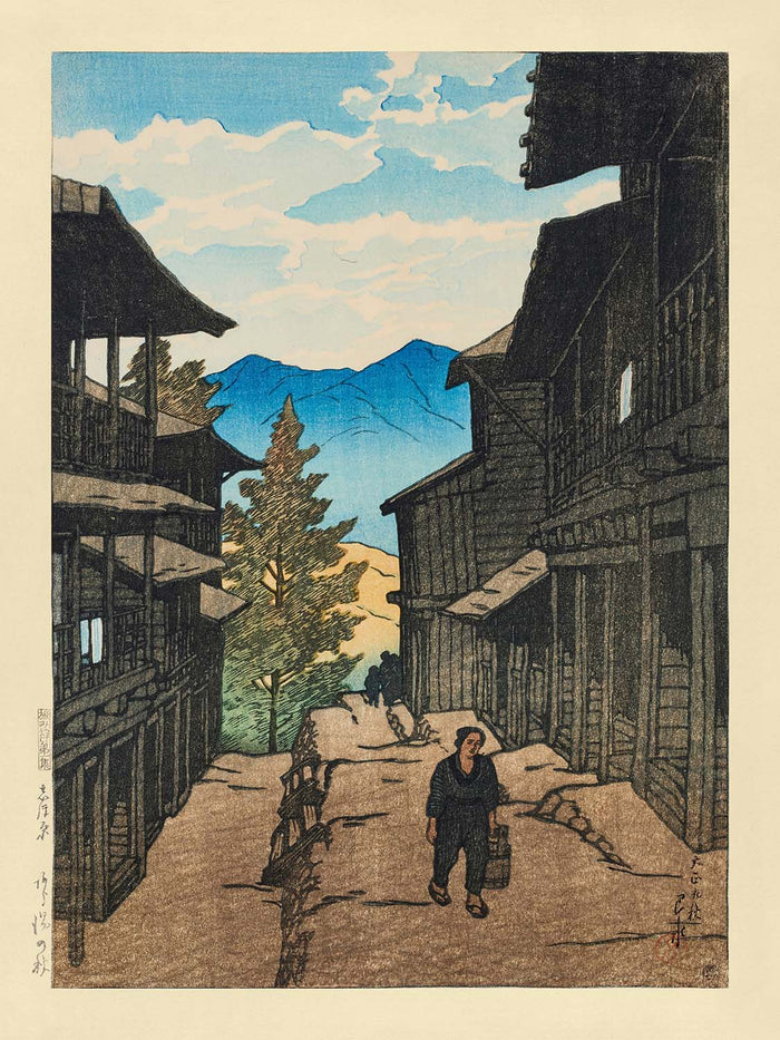 Autumn in Arayu, Shoibara by Hasui Kawase 1935