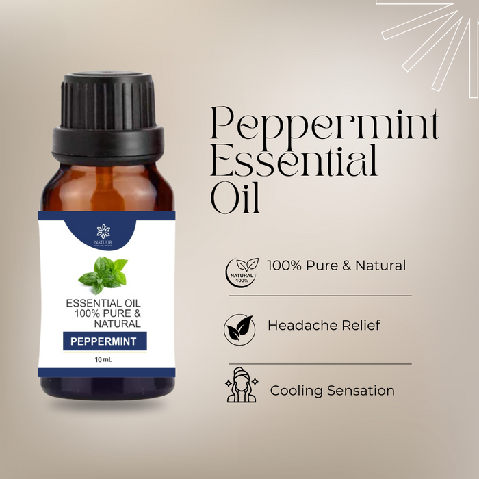 AWAKEN | Peppermint Essential Oil | Steam Distilled | Pure | Refresh | Energise | Focus
