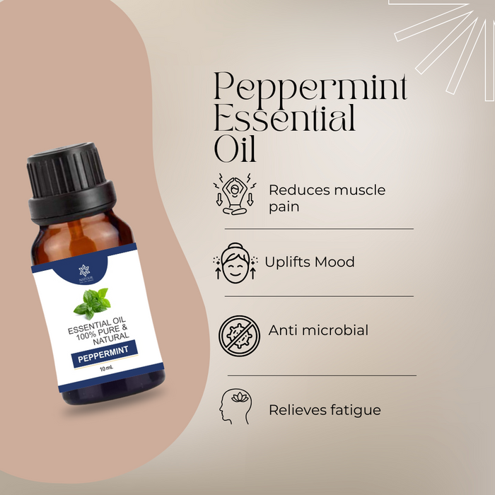 AWAKEN | Peppermint Essential Oil | Steam Distilled | Pure | Refresh | Energise | Focus