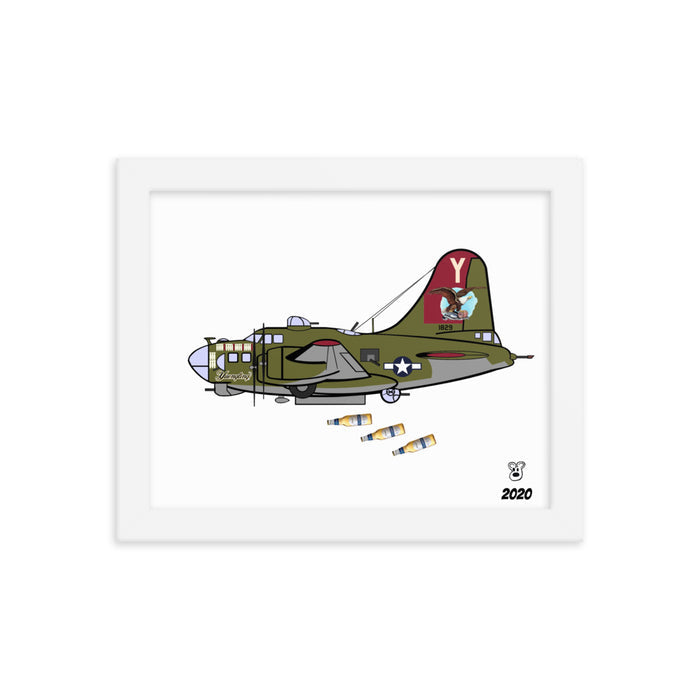 B-17 Yuengling Flight Framed poster