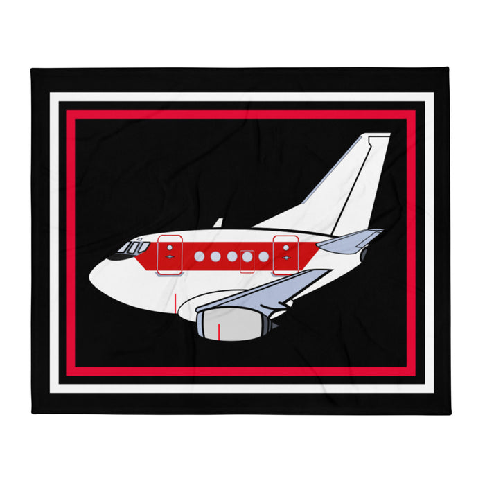 B-737 Janet Throw Blanket