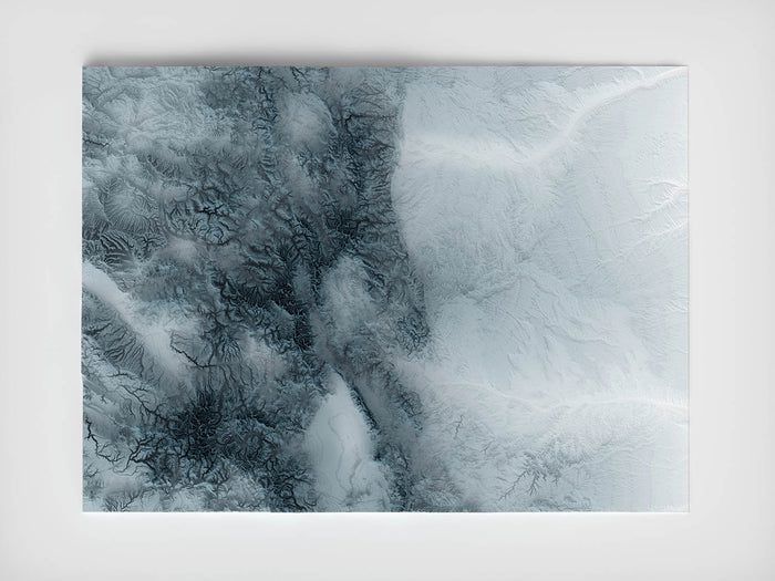 Colorado Topographic 3D Relief Map