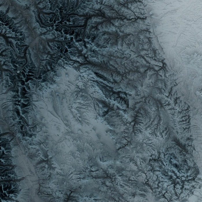 Colorado Topographic 3D Relief Map