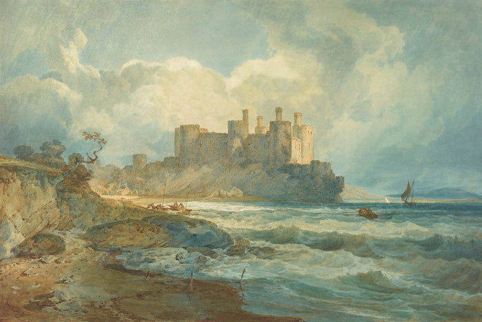 Conway Castle, North Wales by Turner, 1798