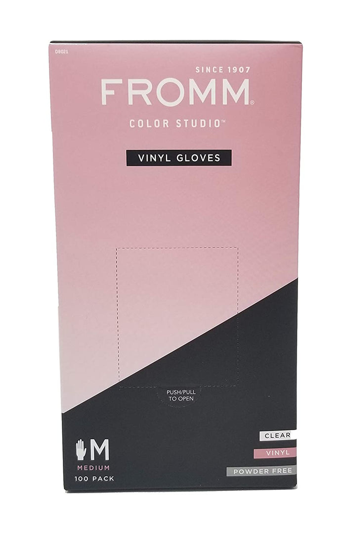 Diane 100-Pack Powder-Free Vinyl Gloves in clear - 3 Size - Palms Fashion Inc.