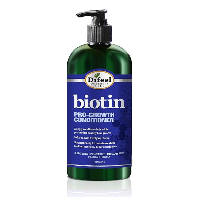 Difeel Pro-Growth Biotin Conditioner for Hair Growth 33.8 oz. - Conditioner for Thin Hair