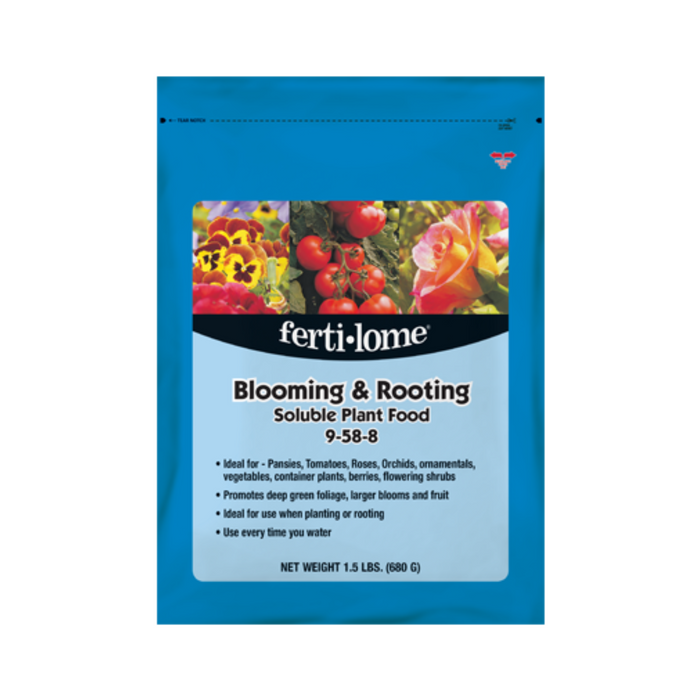Fertilome Blooming & Rooting Soluble Plant Food 9-58-8 - Pittsboro Feed