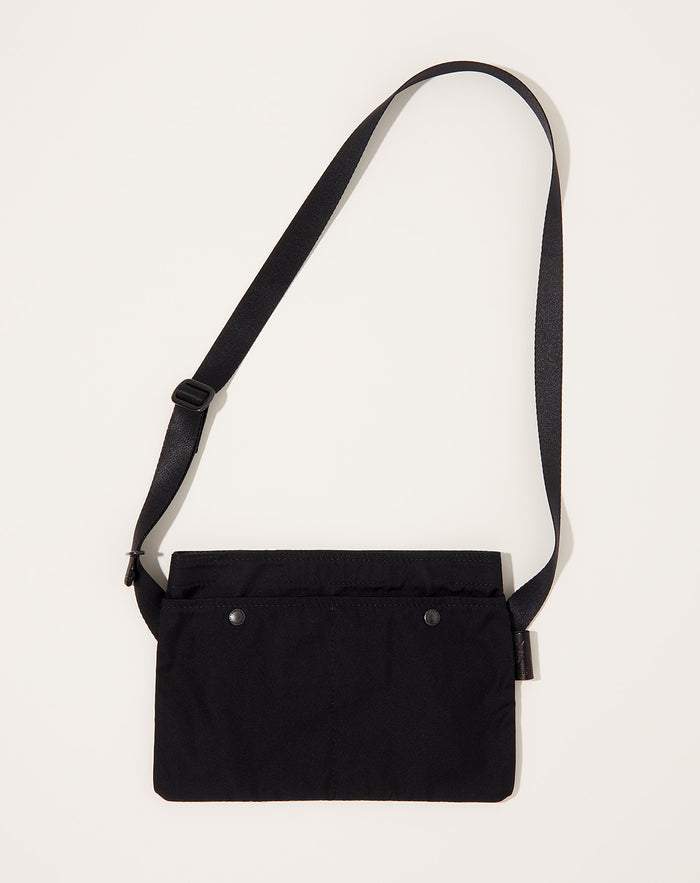 Amiacalva Gabardine Sacoche in Black