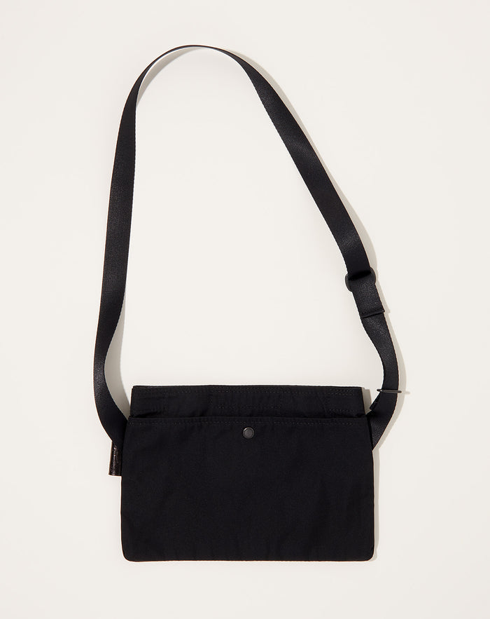 Amiacalva Gabardine Sacoche in Black