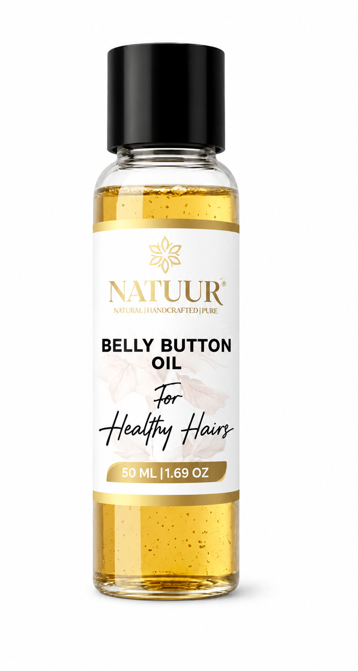Hair Wellness Belly Oil | Castor | Fenugreek | Onion seeds | Nourish Naturally