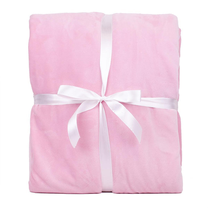 HARBIN THROW - LIGHT PINK