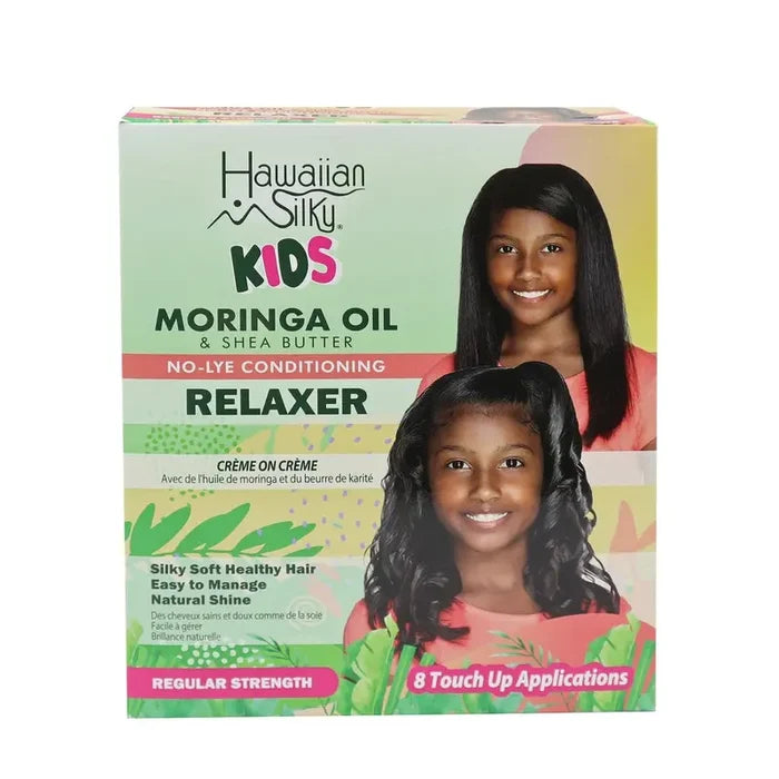 HAWAIIAN SILKY KIDS Moringa Oil Relaxer -8 Touch Up Applications