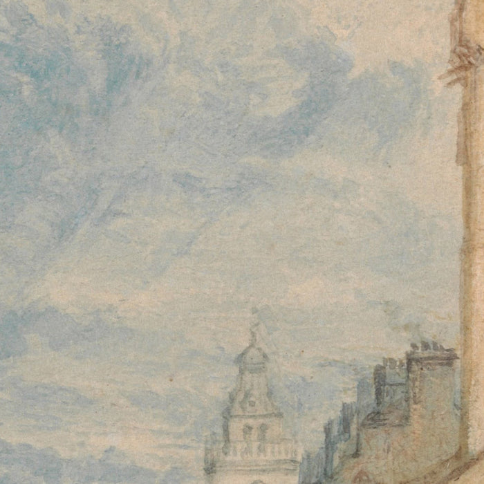 High Street, Edinburgh by Turner, 1818
