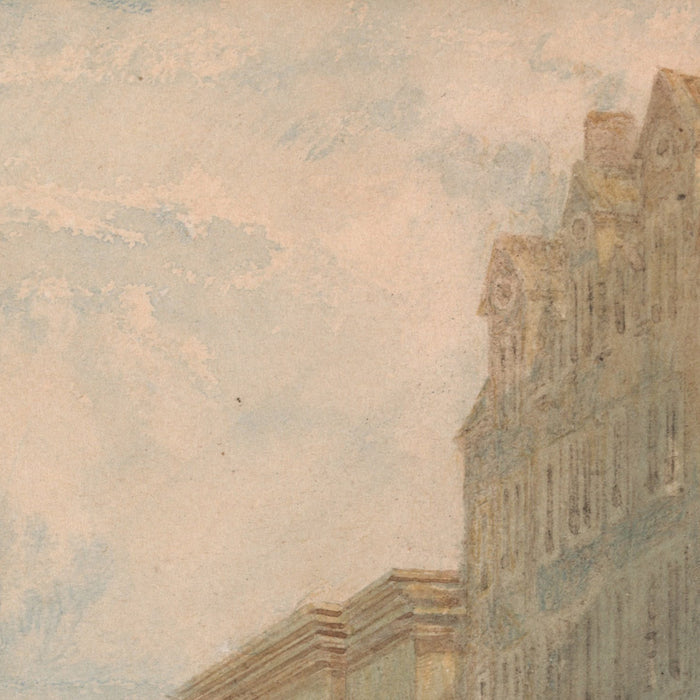 High Street, Edinburgh by Turner, 1818