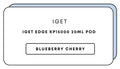 IGET Edge LP15000 20mL Pod | Blueberry Cherry-Image 1