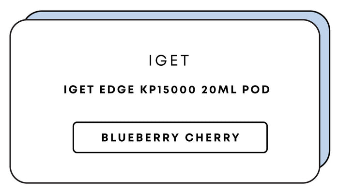 IGET Edge LP15000 20mL Pod | Blueberry Cherry-Image 1