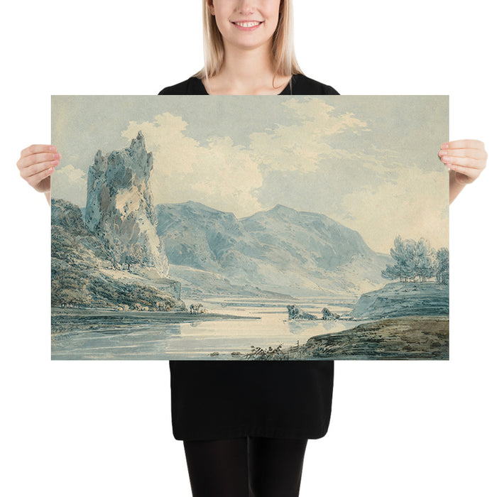 Ilam Rock, Dovedale, Derbyshire by Turner, 1802