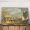 A framed image of Ingleborough from Chapel-Le-Dale by Turner, 1810