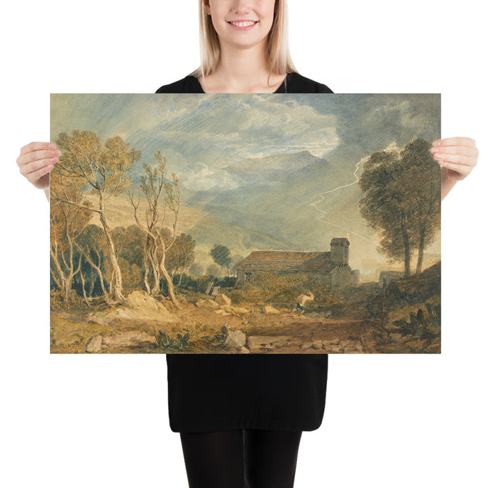 Ingleborough from Chapel-Le-Dale by Turner, 1810