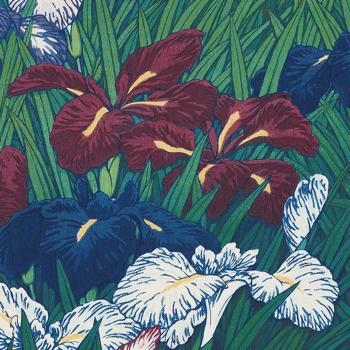 Irises by Hasui Kawase, 1935