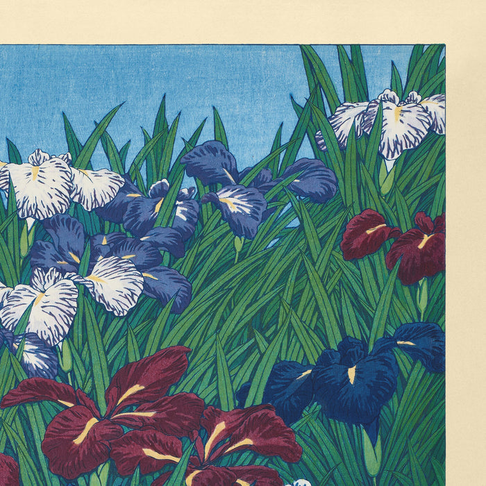 Irises by Hasui Kawase, 1935