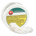 Close-up of the Jointoint packaging with a warning message in French, featuring a green and white design.