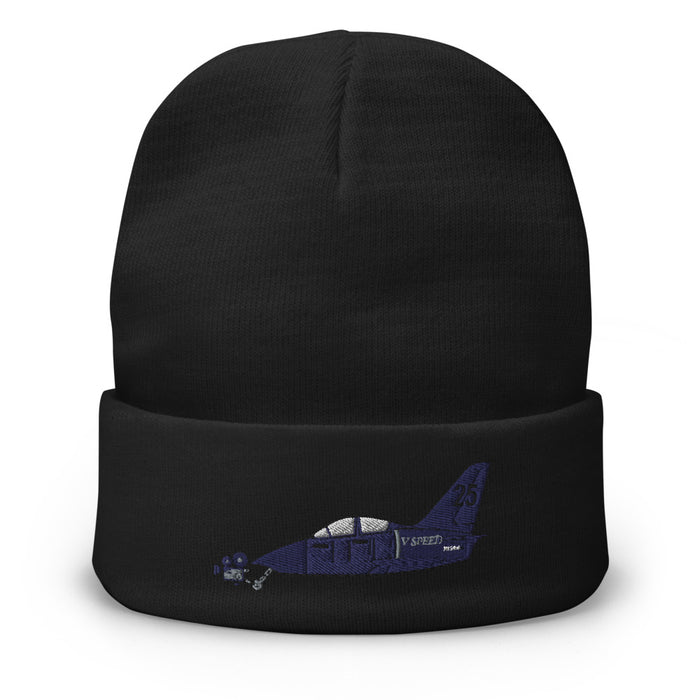 L-39 Camera V/SPEED 2 Embroidered Beanie