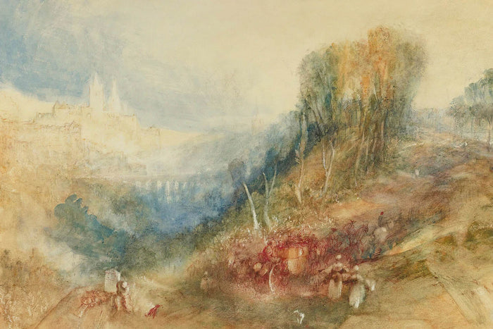 Lausanne From The West by Turner, 1816