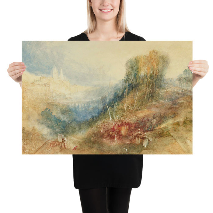 Lausanne From The West by Turner, 1816