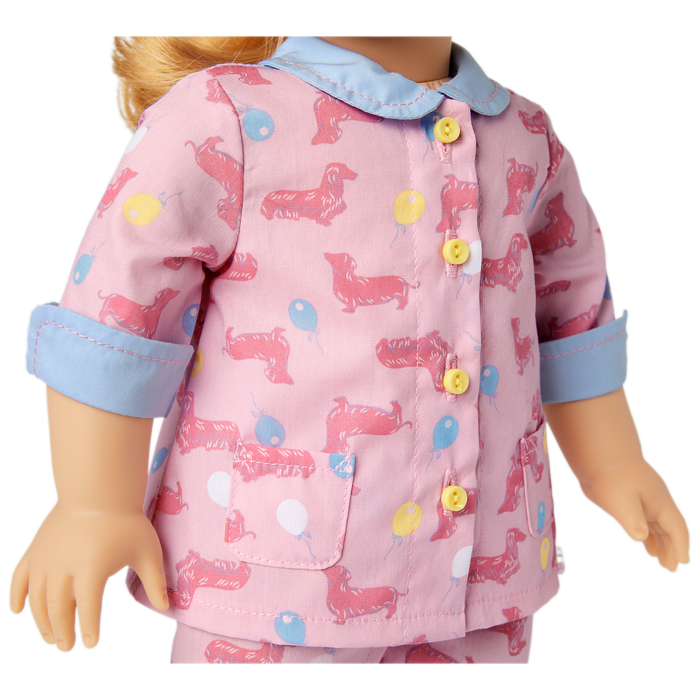 Maryellen’s™ Dachshund Pajamas for 18-inch Dolls (Historical Characters)