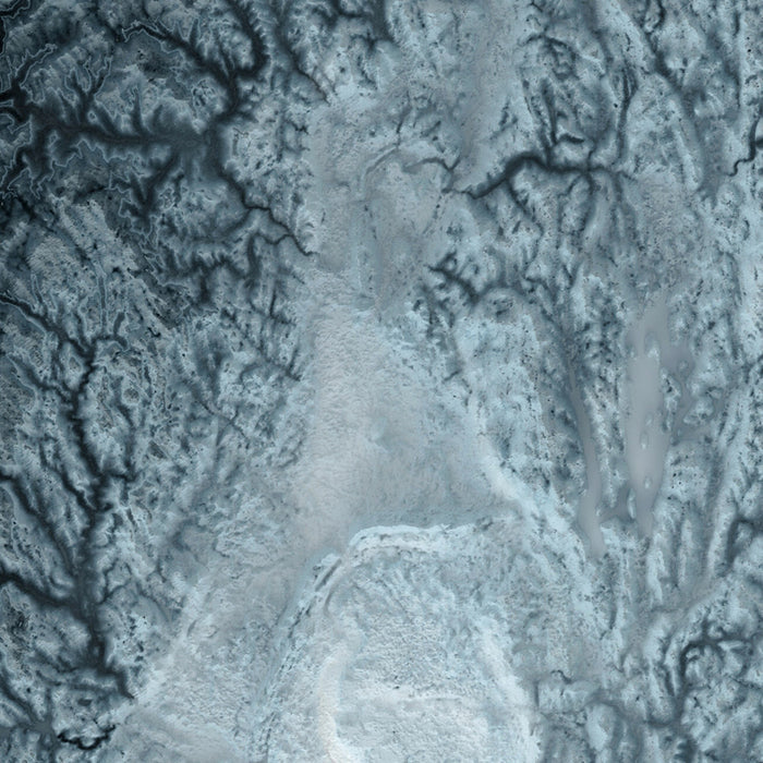 Massachusetts Topographic 3D Relief Map