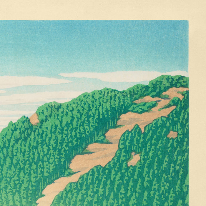 Morning in Nishibira, Izu by Hasui Kawase, 1935