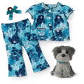 Nanea’s™ Floral Pajamas & Dog (Historical Characters)