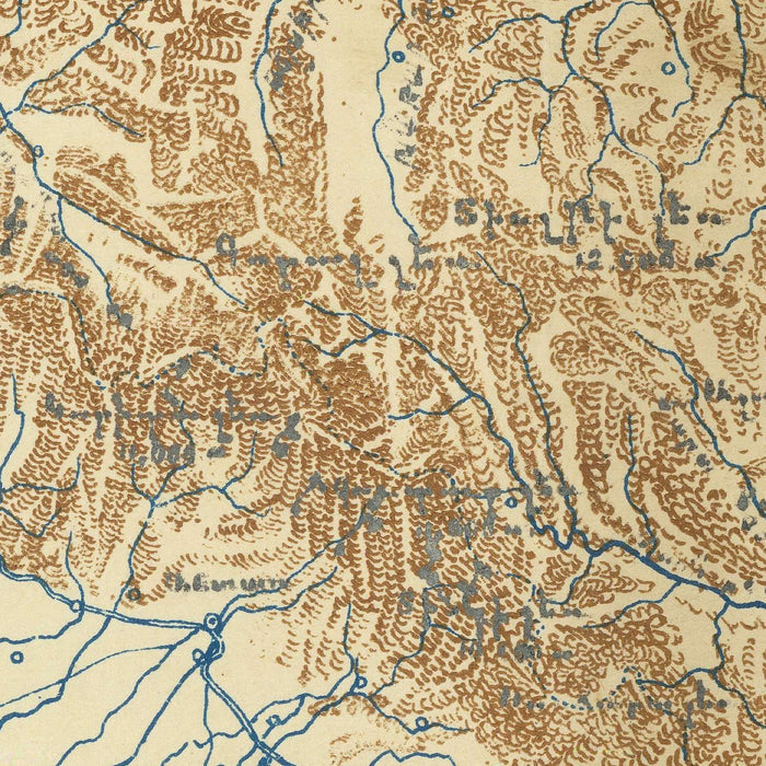 Old Map of Armenia by Piperjian, 1923: Yerevan, Trabzon, Lake Sevan, Mount Ararat, Lake Van