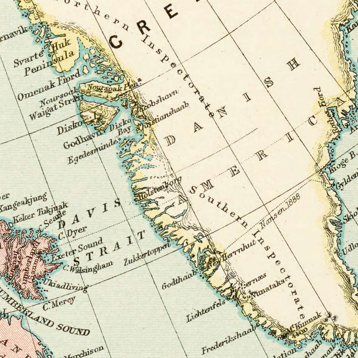 Old Map of Canada by Stanford, 1926: Toronto, Hudson Bay, Railways
