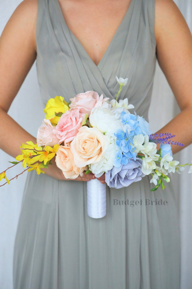 Pastel Colored Artificial Wedding Bouquet  - $60.00 | Sealy