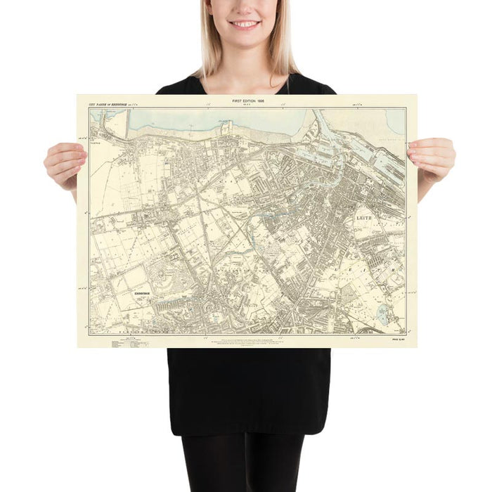 Personalised Old Map of Wrexham