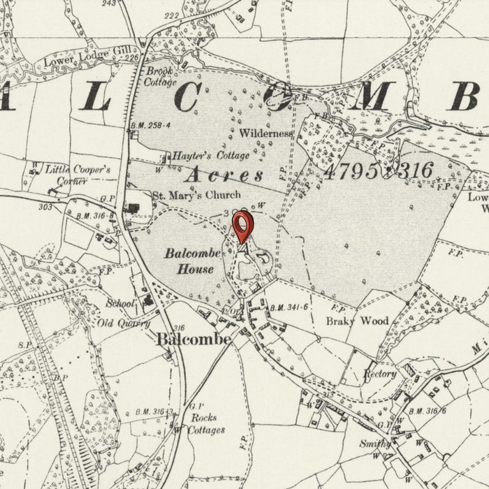 Personalised Old Map of Wrexham