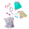 Purrpley Pink Kitty Cat for 18-inch Dolls & Fancy Pet Fashion Accessories