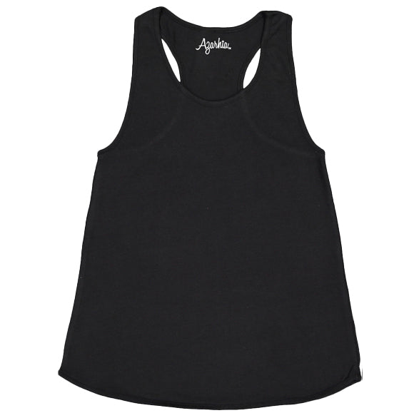 RACER BACK TANK - BLACK