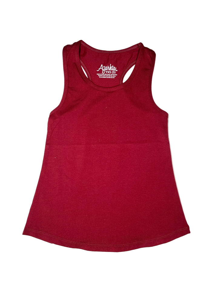 RACER BACK TANK - MAROON