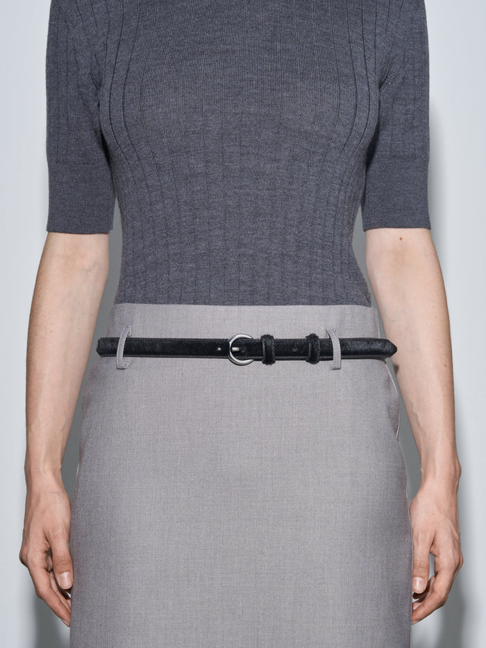 Reed Pony Hair Belt
