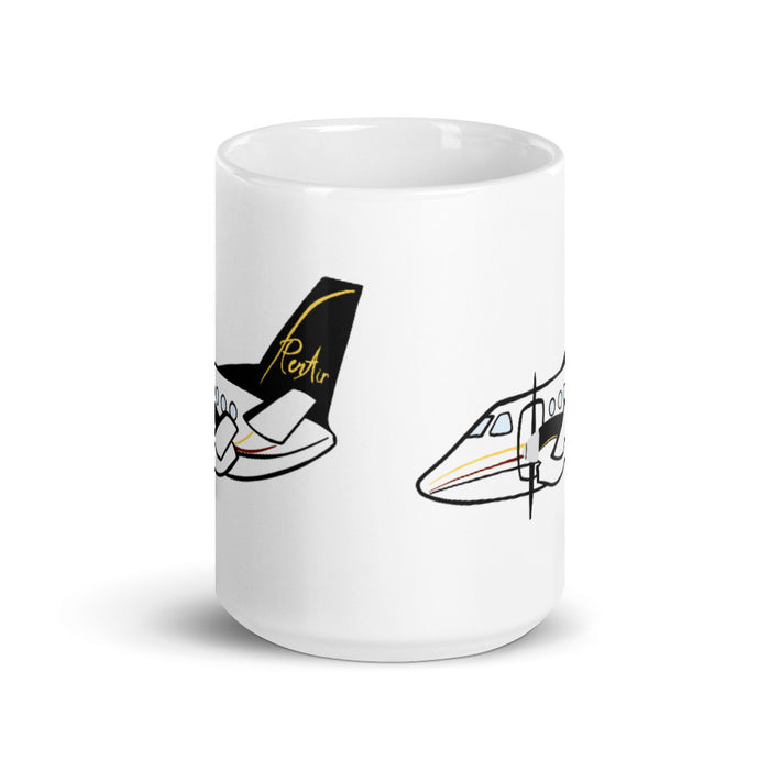 Saab 340 Two Sided Penair Mug