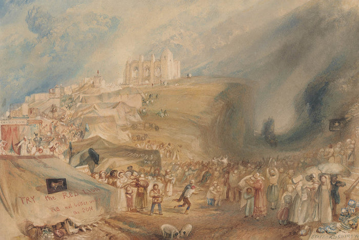 Saint Catherine’s Hill, Guildford, Surrey by Turner, 1830